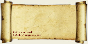 Isak Stojaković vizit kartica